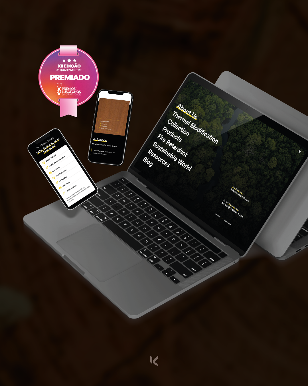 Site premiado — Timbratech