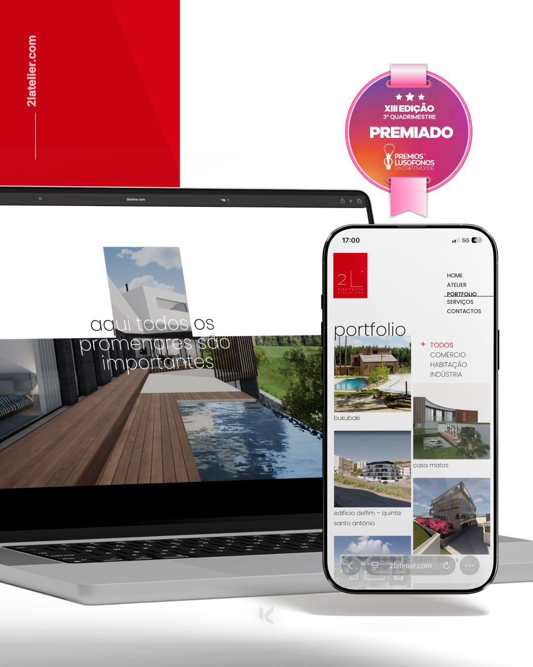 Site premiado — 2L Atelier