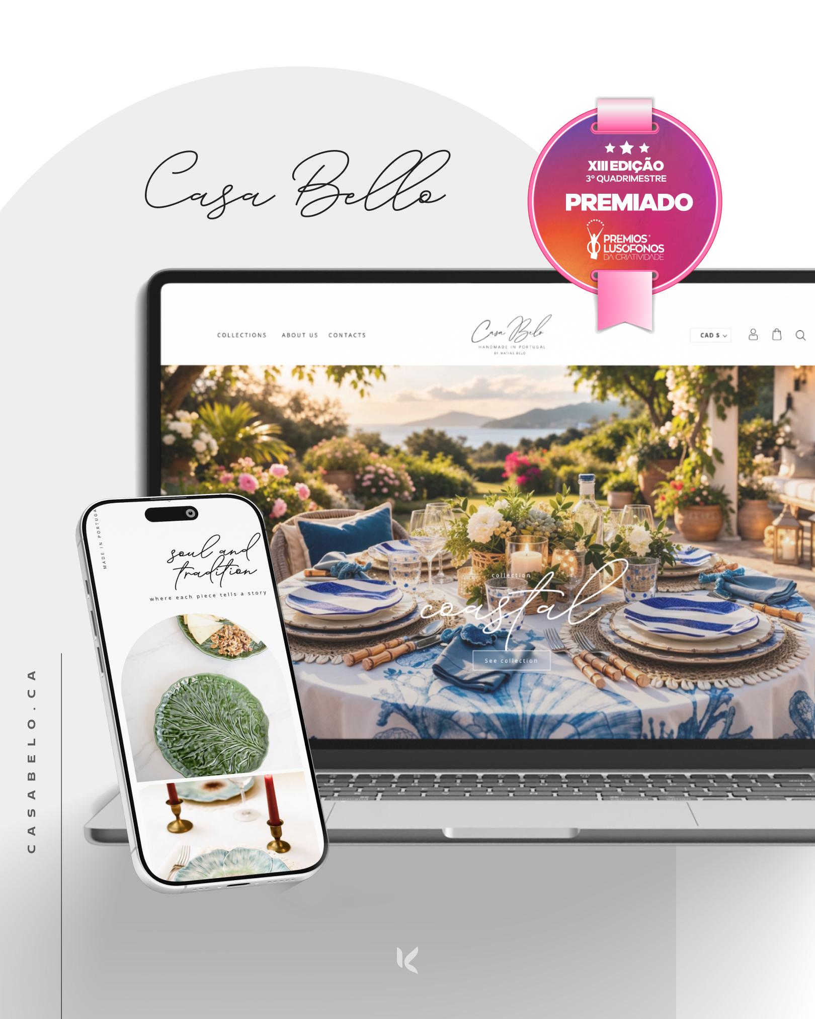 Site premiado — Casa Belo