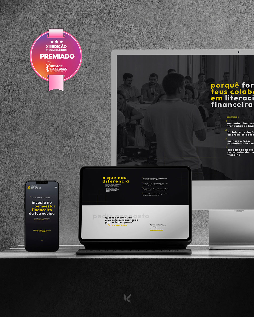 Site premiado — Clube Finanças